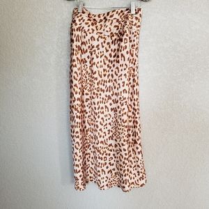 Free people normani leopard skirt